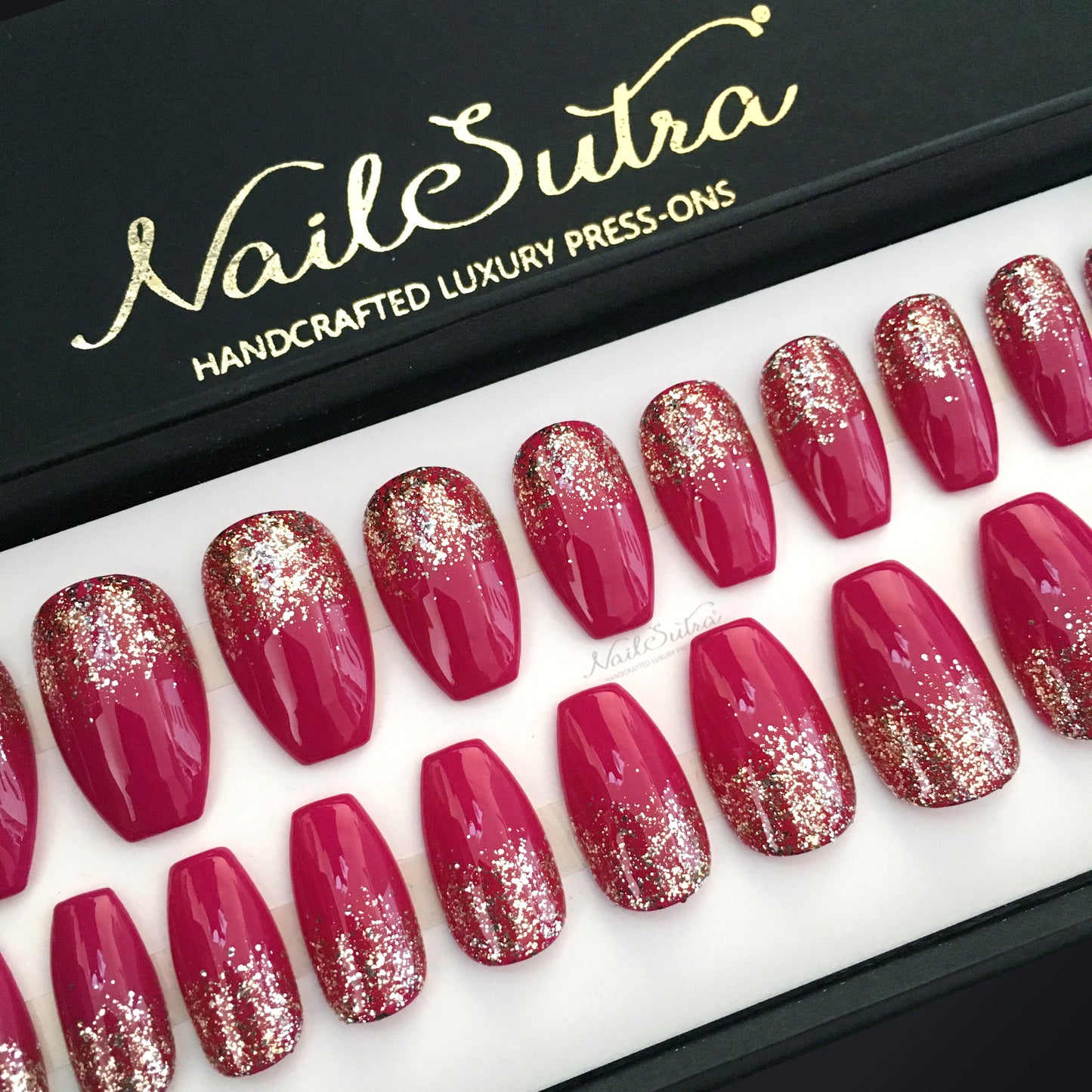 Rani Pink Glitz - Coffin