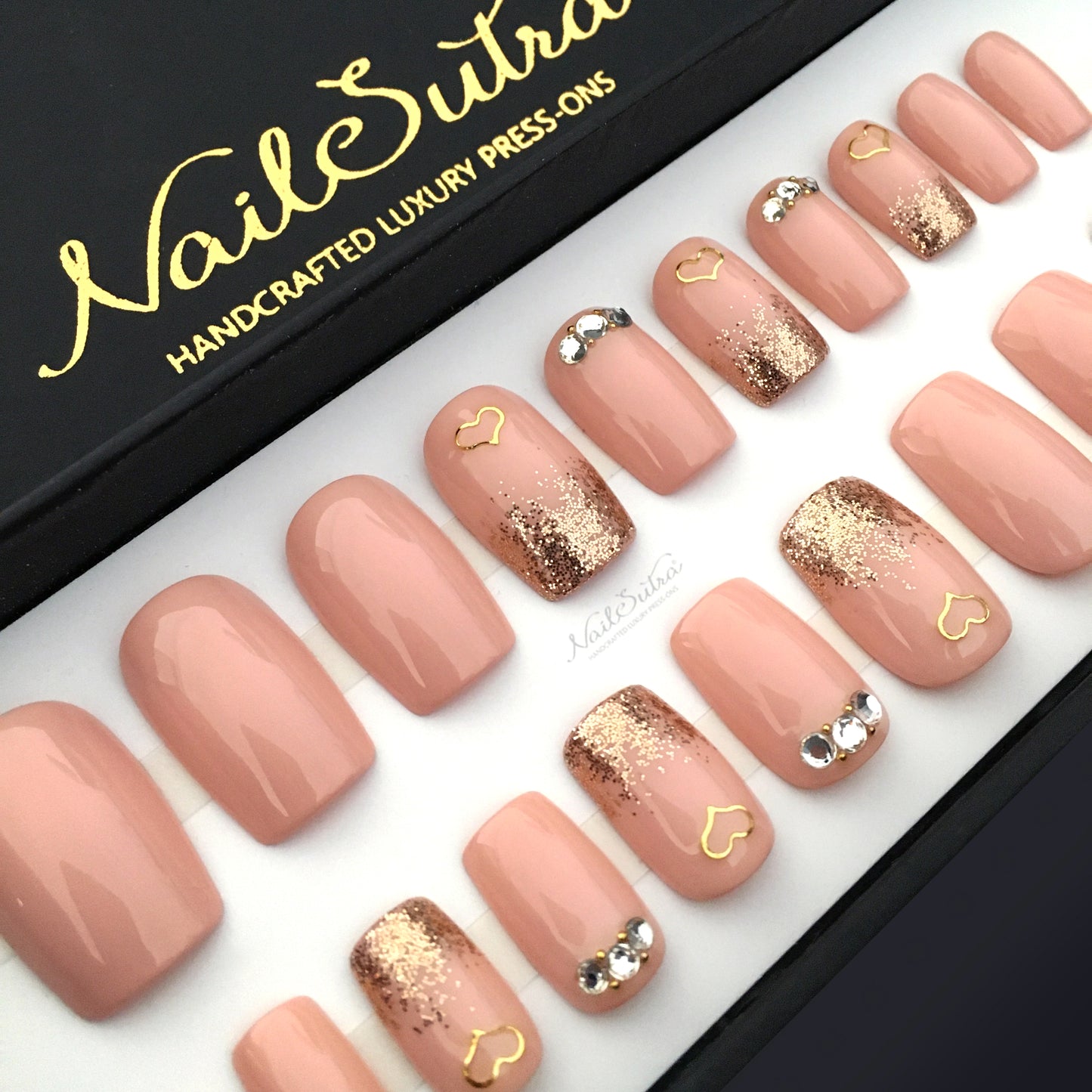 Bisque Glam - Medium Square