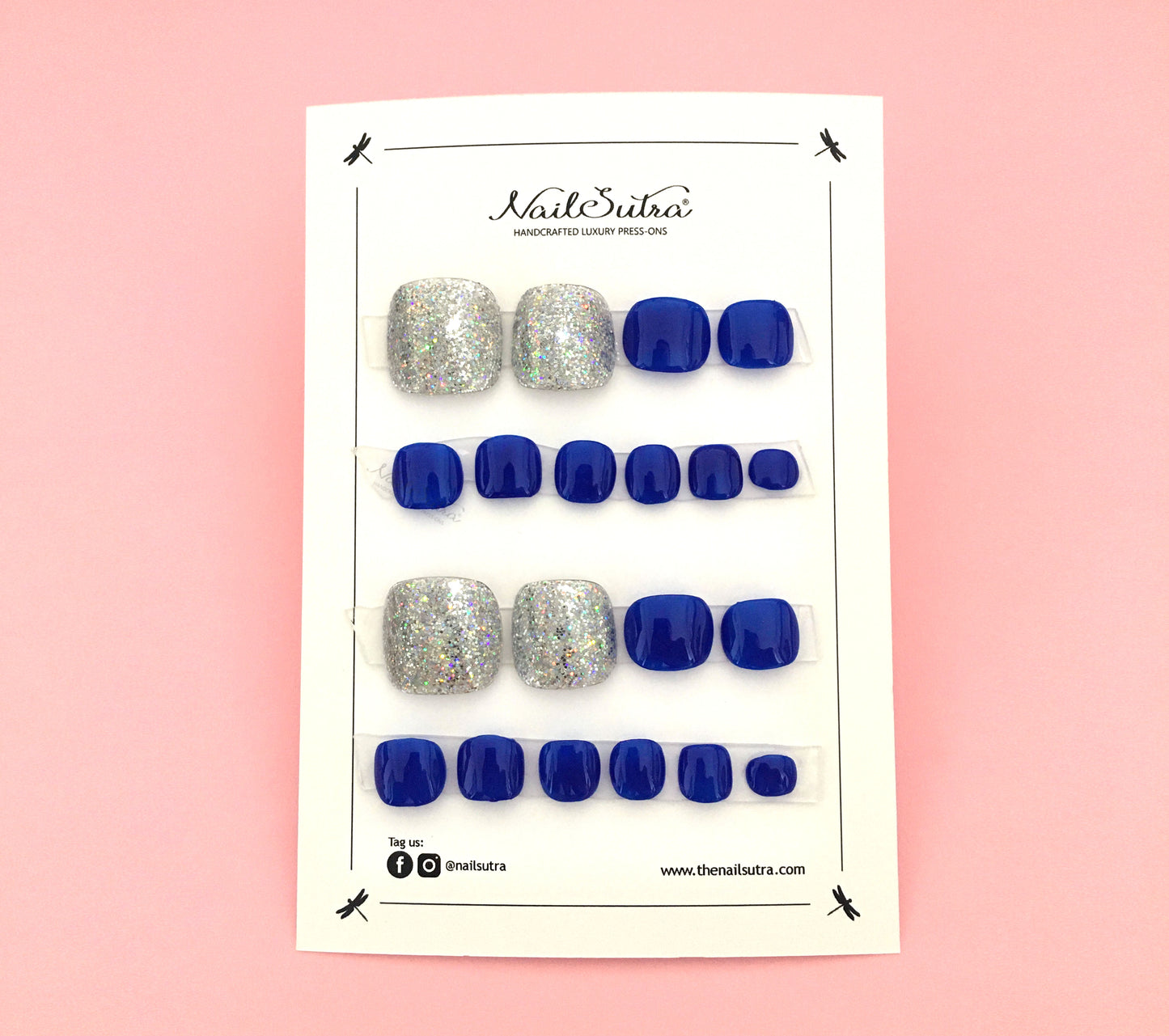 Toes – Iridescent Blue
