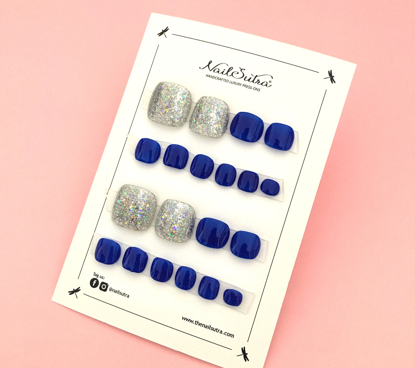 Toes – Iridescent Blue