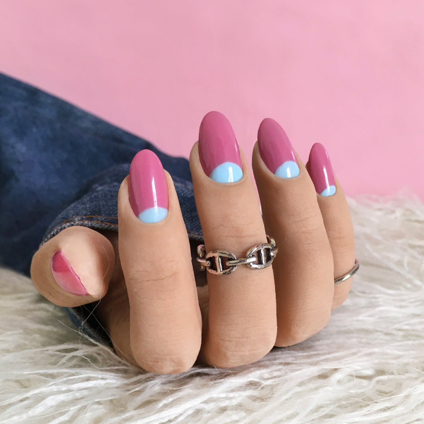 Cotton Candy - Medium Oval