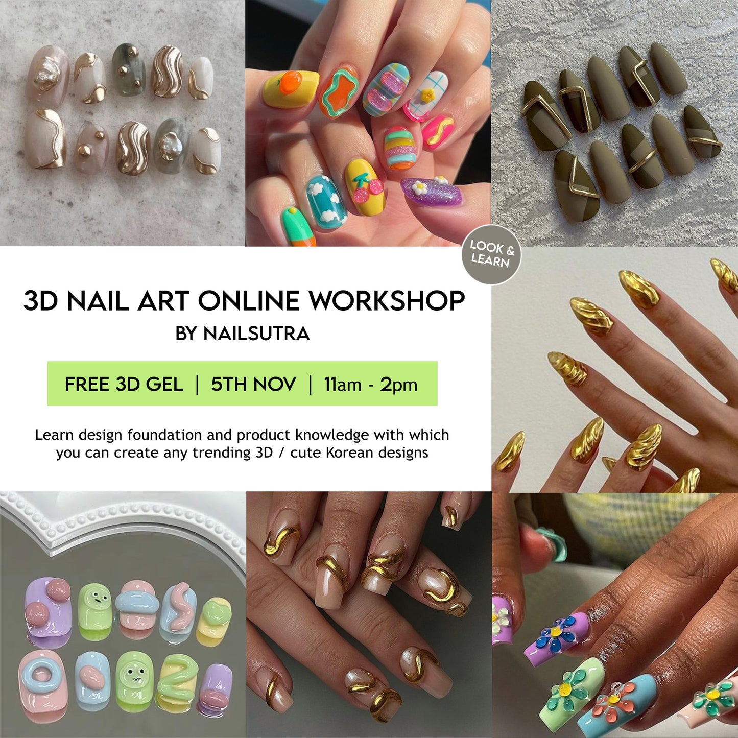 3D Nail Art Workshop