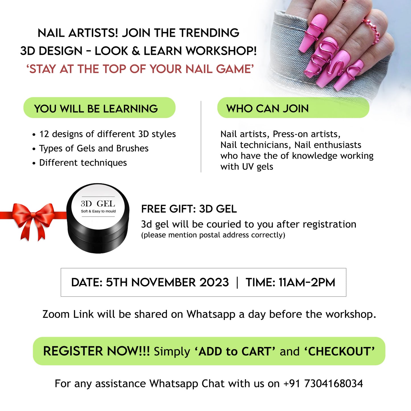 3D Nail Art Workshop